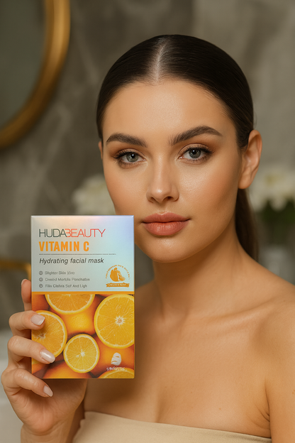 HUDA Beauty Vitamin C & Collagen Facial Masks (5 pcs)