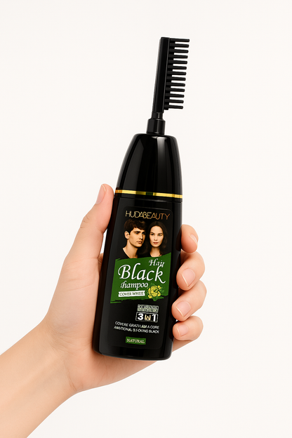 5 PCS of HUDA BEAUTY Hair Black Shampoo 3-in-1