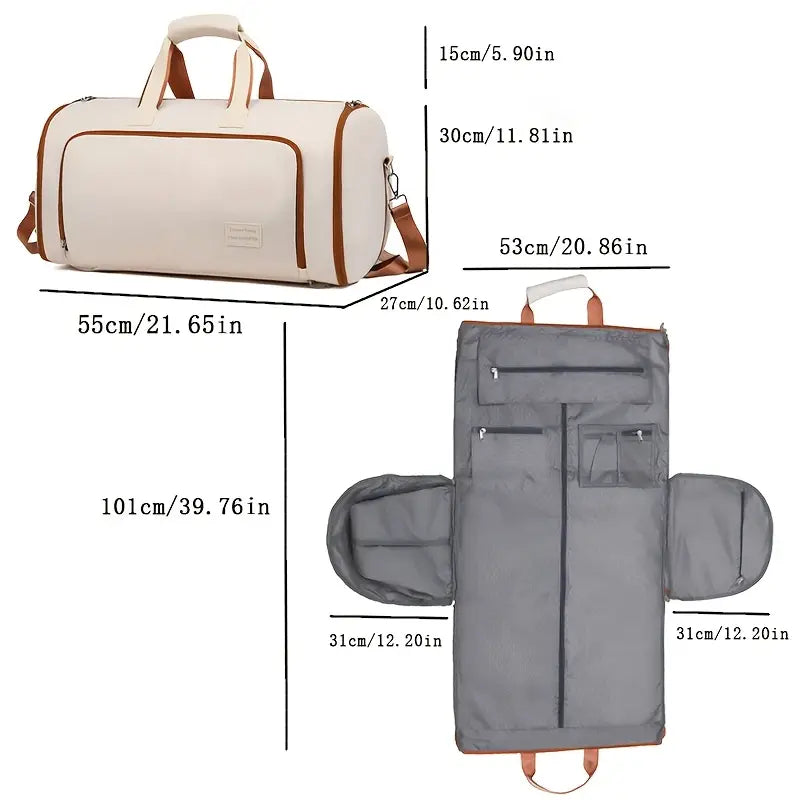 Multi-Functional Travel Handbag