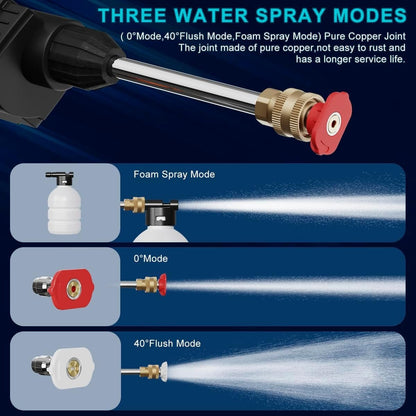 Car Washer High Pressure Gun Rechargeable 48V (Double Battery)